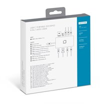 Estación de Acoplamiento Portátil USB-C 9 en 1 con HDMI - DICOTA