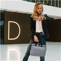 Maletín Slim DICOTA Eco Slim Case MOTION para Portátiles de 14" a 15,6" - Azul Denim