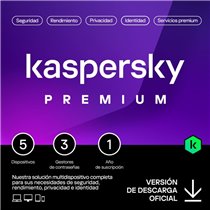 Antivirus Kaspersky Premium 5 Licencias / 1 Año