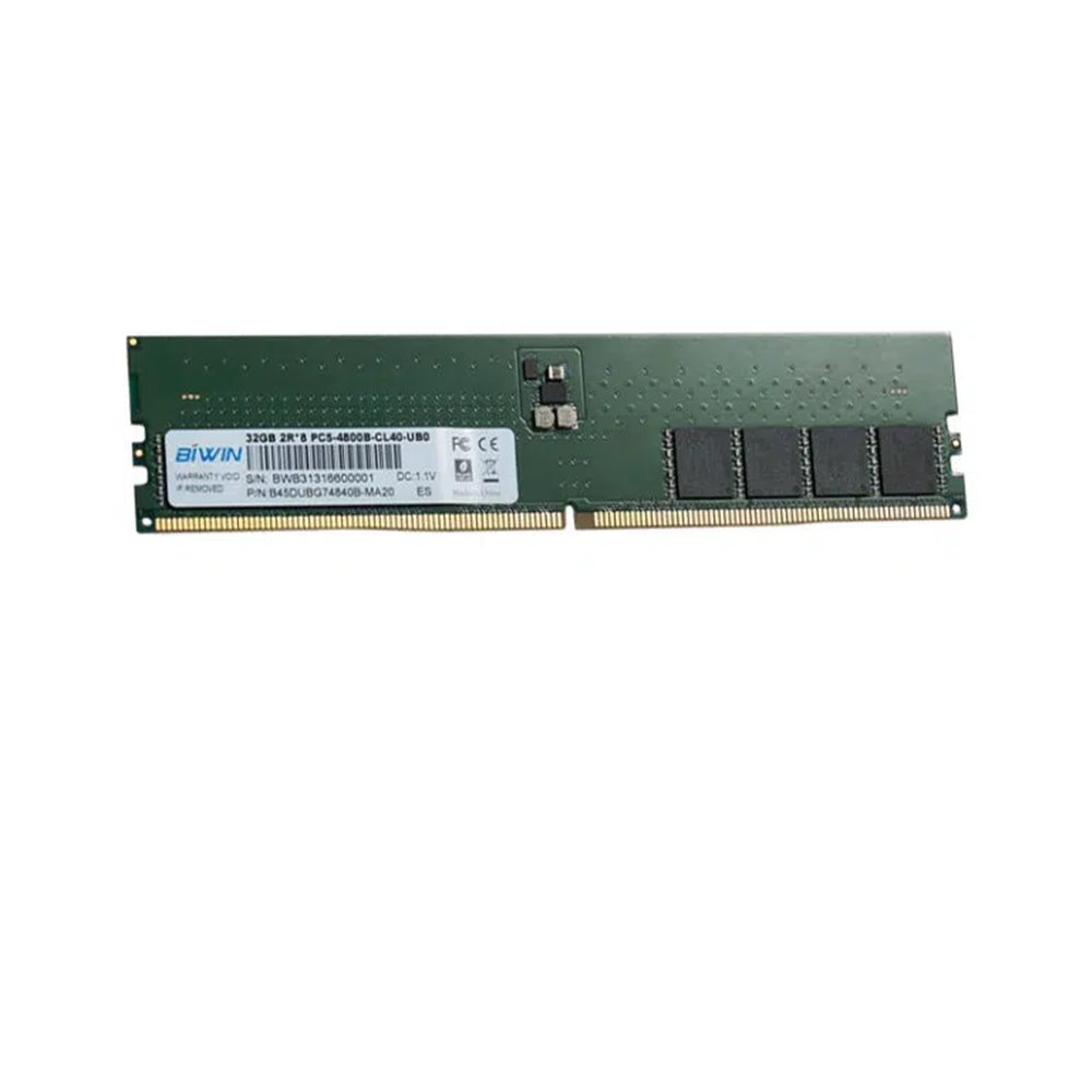 Memoria RAM BIWIN UDIMM DDR5 4800MHz 16GB CL40