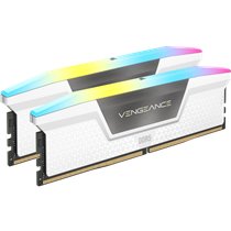 Memoria RAM Corsair Vengeance RGB DDR5 5200MHz 32GB (2x16GB) CL40 Blanca