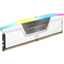 Memoria RAM Corsair Vengeance RGB DDR5 5200MHz 32GB (2x16GB) CL40 Blanca