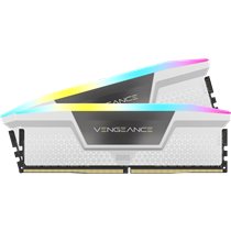 Memoria RAM Corsair Vengeance RGB DDR5 5200MHz 32GB (2x16GB) CL40 Blanca