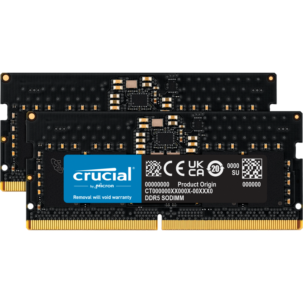 Memoria RAM Crucial DDR5 5600MHz 16GB (2x8GB) SODIMM CL46