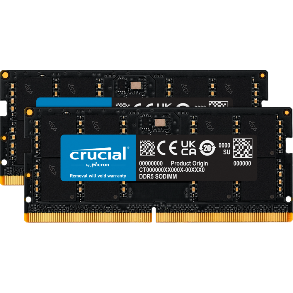 Memoria RAM Crucial DDR5 5600MHz 64GB (2x32GB) SODIMM CL46