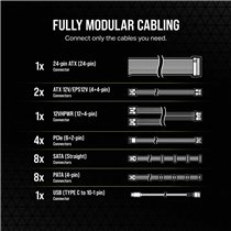 Fuente de Alimentación Corsair HX1200i 1200W 80 Plus Platinum Full Modular ATX 3.0