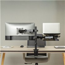 Soporte de Mesa Giratorio e Inclinable AISENS DTL32TSR-193 para Portátil y Monitor/TV de 17" a 32"