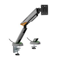 Soporte de Mesa RGB Gaming AISENS DT49TSRRGB-347 para Monitores de 17" a 49", hasta 16 kg