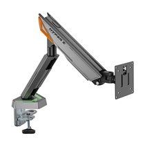 Soporte de Mesa RGB Gaming AISENS DT49TSRRGB-347 para Monitores de 17" a 49", hasta 16 kg