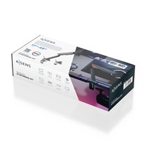 Soporte de Mesa RGB Gaming AISENS DT49TSRRGB-347 para Monitores de 17" a 49", hasta 16 kg
