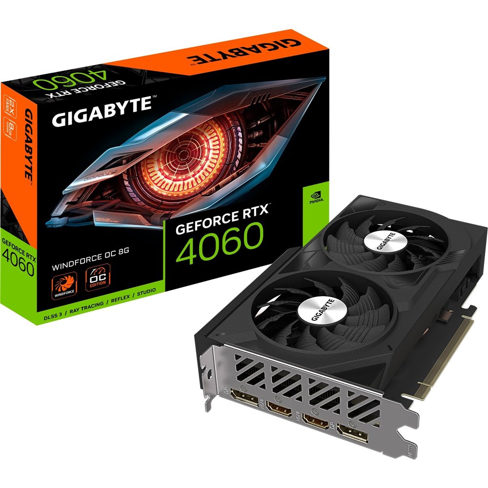 GIGABYTE GeForce RTX 4060 WINDFORCE OC 8GB GDDR6