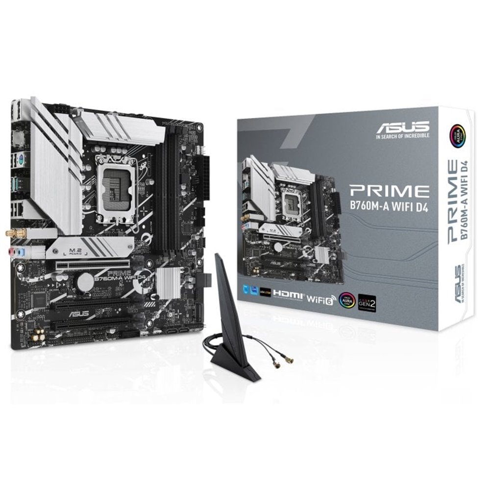 ASUS PRIME B760M-A WIFI D4 Micro-ATX DDR4 LGA 1700