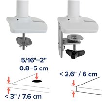 Soporte de Escritorio Ergotron LX para Monitor de hasta 34" (45-490-216)