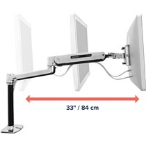 Soporte Ergotron LX HD Sit-Stand de Escritorio para Monitores de hasta 49" (45-384-026)