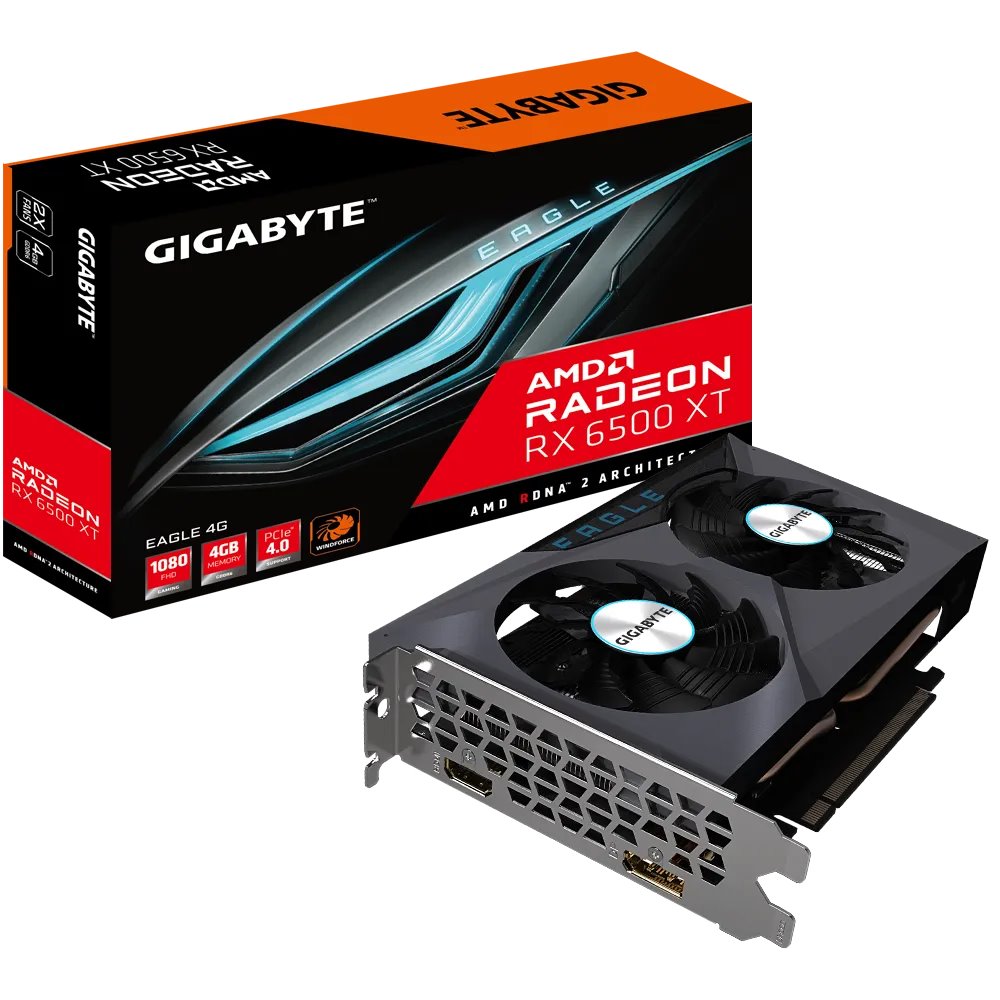 GIGABYTE Radeon RX 6500 XT EAGLE 4GB