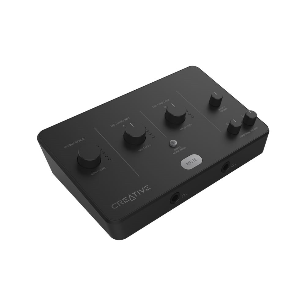 Interfaz de Audio USB Creative Live! Audio A3 para Streaming y Producción Musical