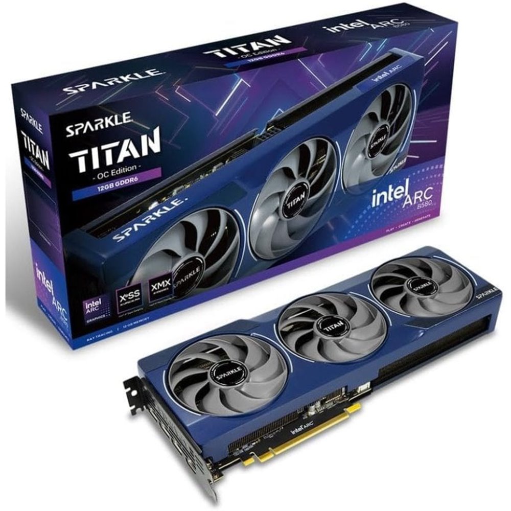 SPARKLE Intel Arc B580 Titan OC Edition 12GB GDDR6