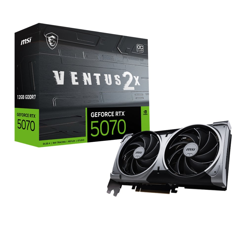 MSI GeForce RTX 5070 12G VENTUS 2X OC