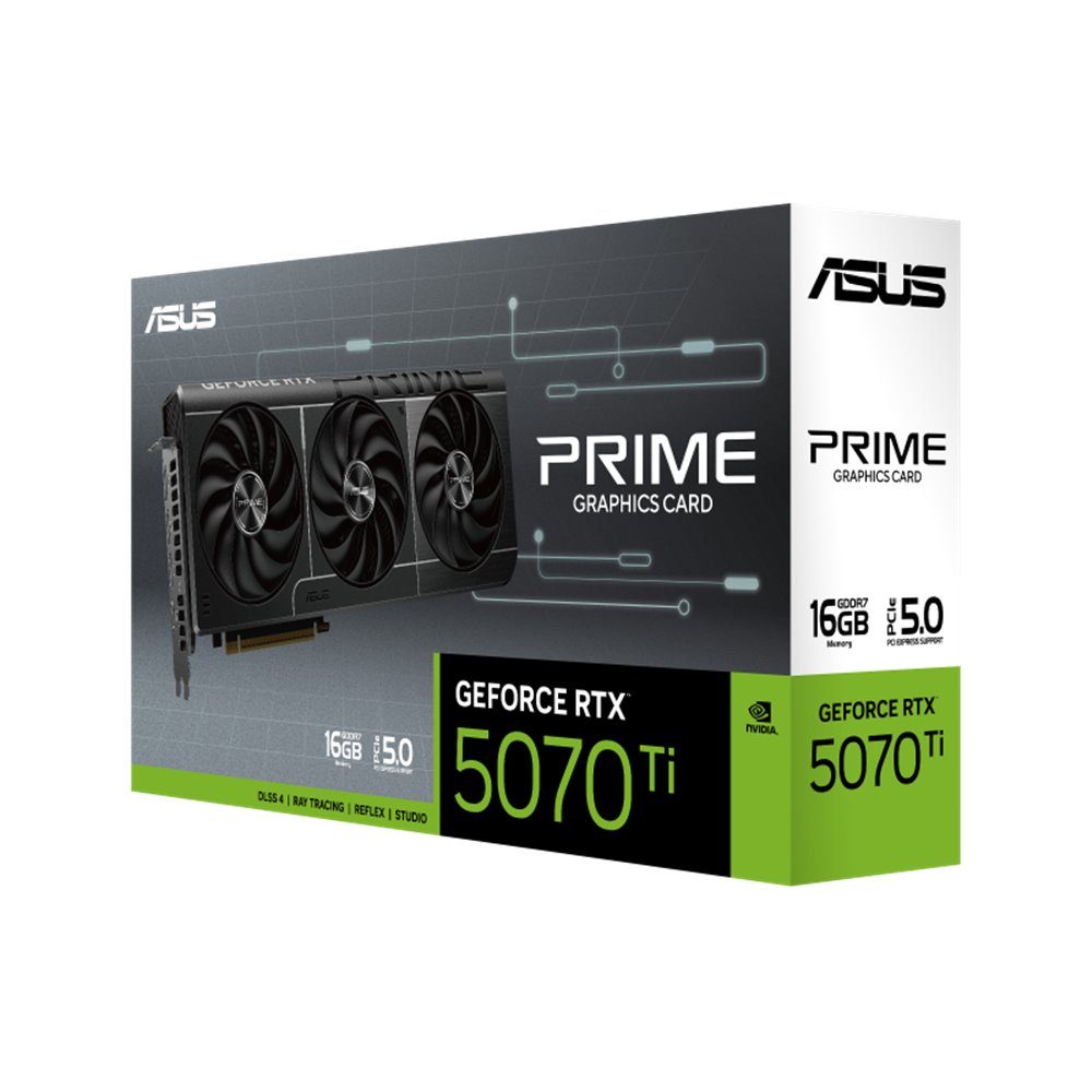 ASUS Prime GeForce RTX™ 5070 Ti OC 16GB GDDR7 ASUS Prime GeForce RTX™ 5070 Ti OC 16GB GDDR7