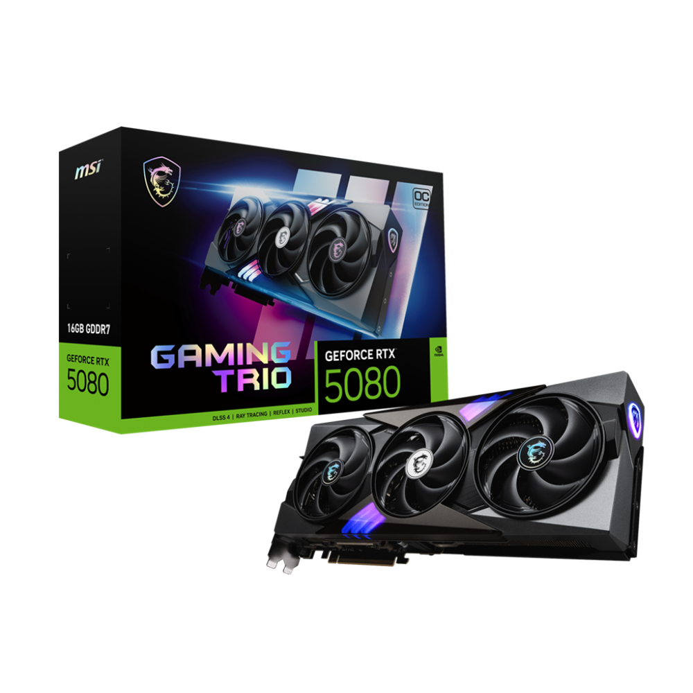 MSI GeForce RTX 5080 16G GAMING TRIO OC WHITE