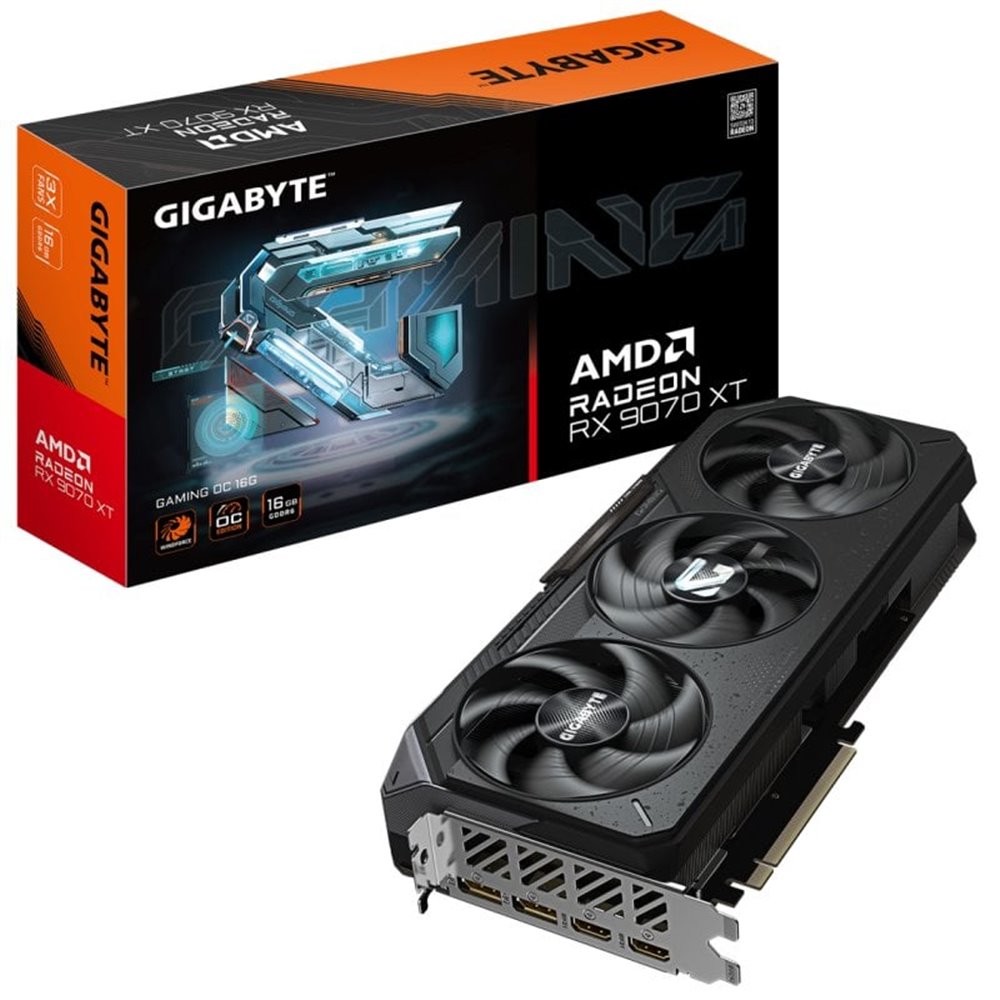 Gigabyte Radeon RX 9070 XT Gaming OC 16GB GDDR6