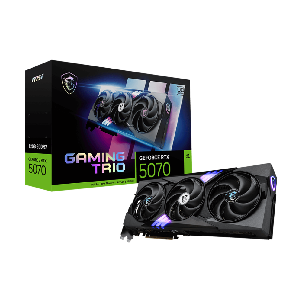 MSI GeForce RTX 5070 GAMING TRIO OC 12GB GDDR7