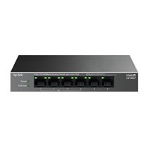 SWITCH NO GESTIONABLE TP-LINK LS106LP LITEWAVE 6P 10/100 4P POE+ SOBREMESA CARCASA METAL NO RACK