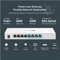 SWITCH SEMIGESTIONABLE TP-LINK FESTA FS308G 8XRJ45 GB CARCASA METALICA 1X ENTRADA POE GESTION APLICACION FESTA