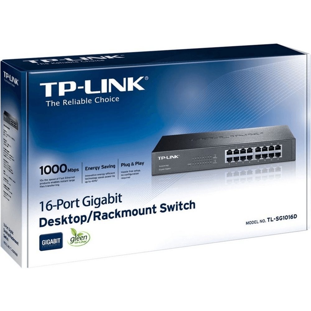 SWITCH TP-LINK TL-SG1016 16 PUERTOS/ RJ-45 10/100/1000