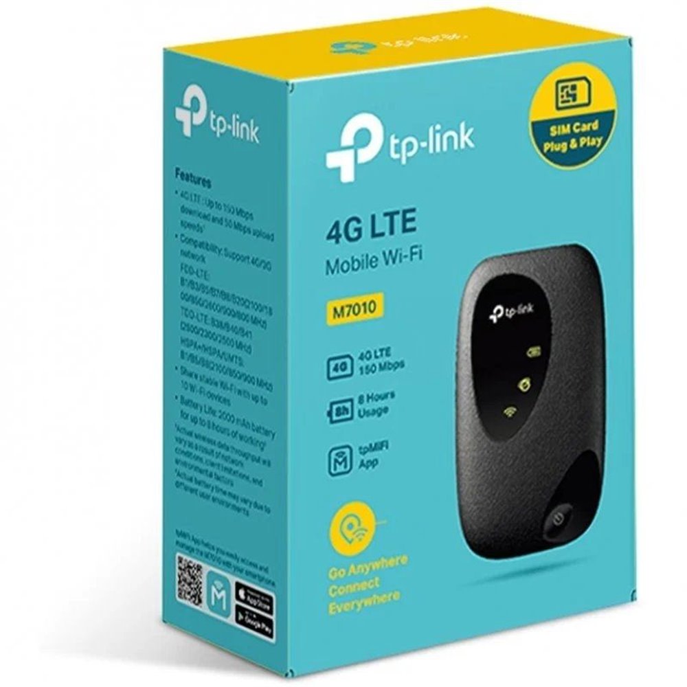 ROUTER INAL?MBRICO 4G TP-LINK M7010 300MBPS/ 24GHZ/ 1 ANTENA/ WIFI 80211B/G/N