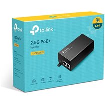 POE INJECTOR TP-LINK POE260S 2P 25GBPS 30W PASA DATOS Y ALIMENTACION POR EL MISMO CABLE HASTA 100 METROS PLUG AND PLAY