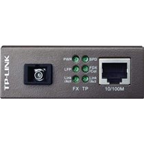 CONVERTIDOR FIBRA TP-LINK MC112CS RJ45 ETH A FIBRA MONOMODO SC TX1310NM RX1550NM FULLDUPLEX HASTA 20KM MONTAJE EN CHASIS