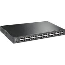 SWITCH GESTIONABLE L2 TP-LINK TL-SG3452XMMP 48P GIGA L2+ 4X10G SFP+ 40XPOE+ 8XPOE++ VLAN 750W