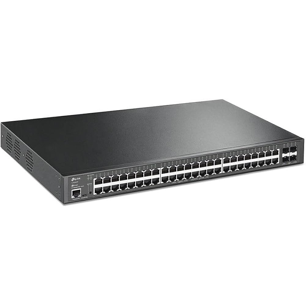 SWITCH GESTIONABLE L2 TP-LINK TL-SG3452XMMP 48P GIGA L2+ 4X10G SFP+ 40XPOE+ 8XPOE++ VLAN 750W