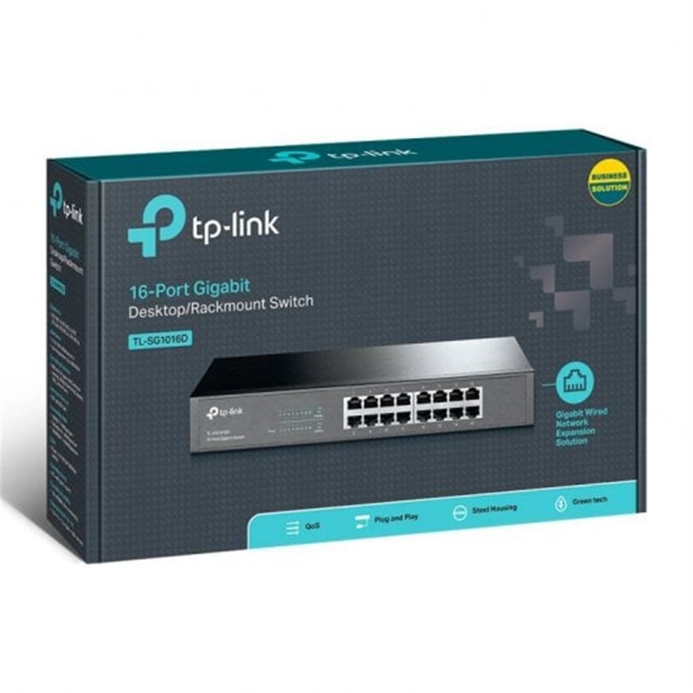 SWITCH TP-LINK TL-SG1016D 16 PUERTOS/ RJ-45 10/100/1000
