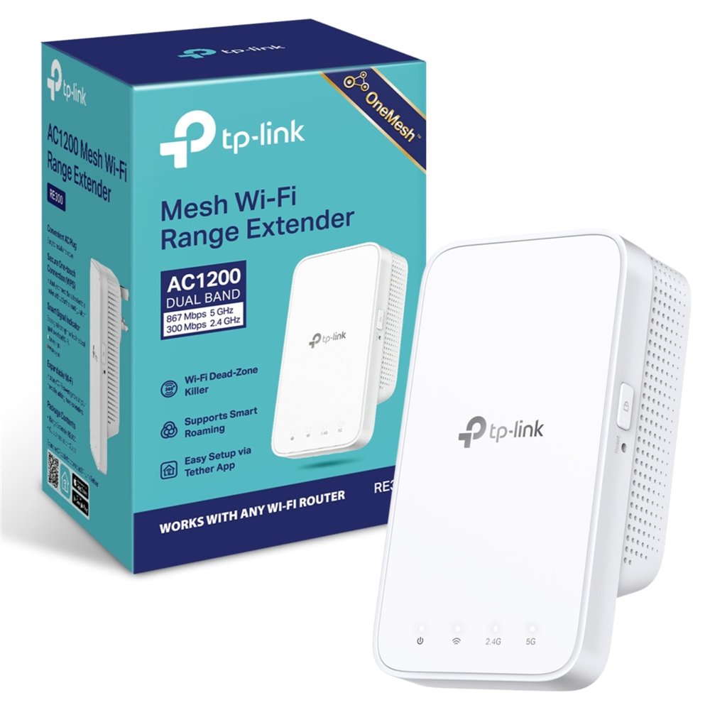 EXTENSOR TP-LINK AC1200 WHOLE HOME MESH WI-FI AP EXTENSOR TP-LINK AC1200 WHOLE HOME MESH WI-FI AP