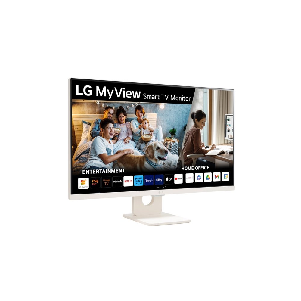 Monitor Smart FHD LG 27SR50F-W 27" IPS webOS23 Blanco Monitor Smart FHD LG 27SR50F-W 27" IPS webOS23 Blanco