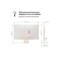 Monitor Smart FHD LG 27SR50F-W 27" IPS webOS23 Blanco