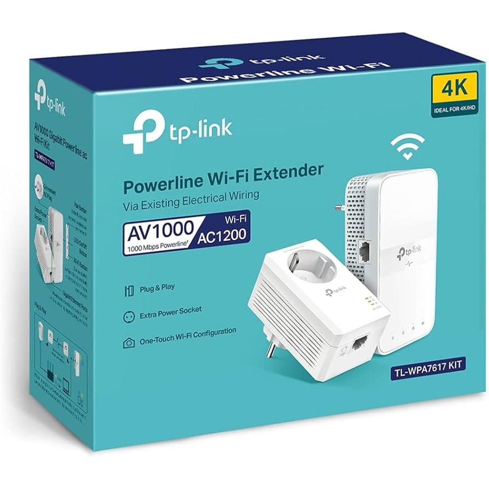 POWERLINE TP-LINK AV1000 GIGABIT AC1200