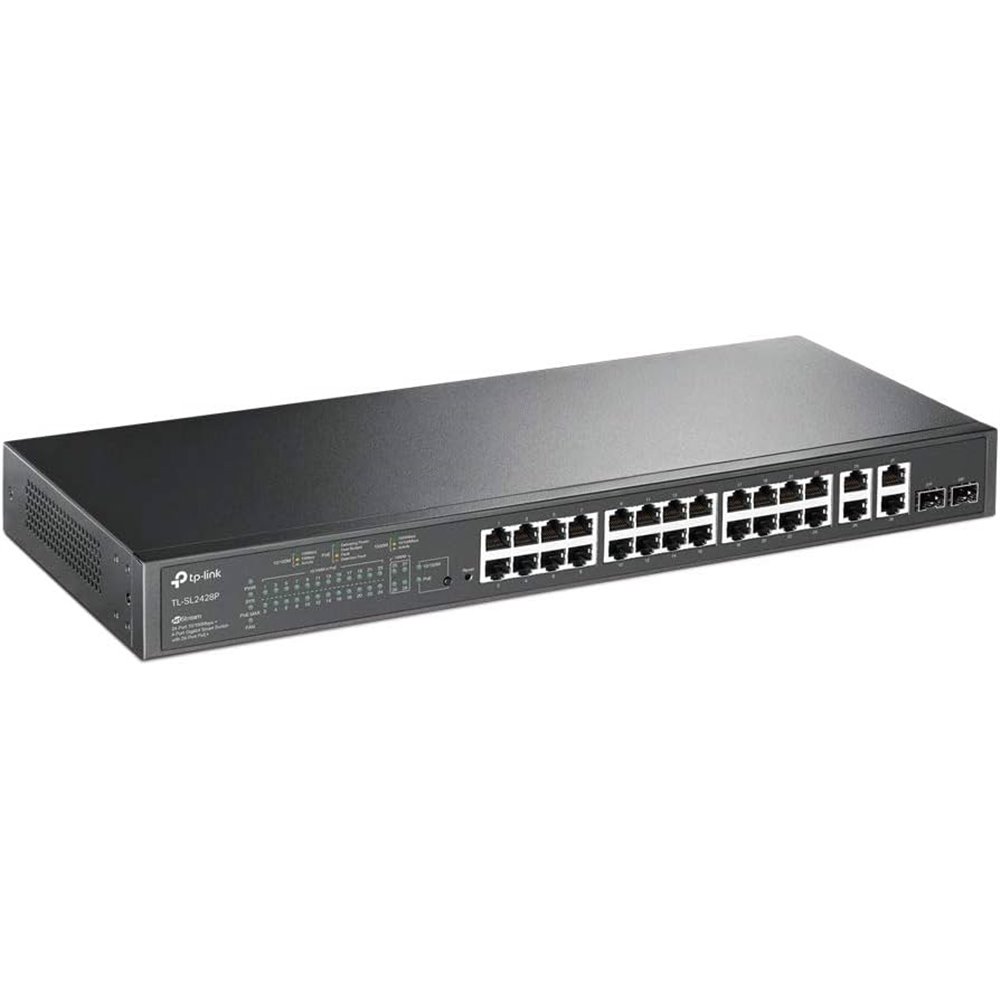 SWITCH TP-LINK OMADA TL-SL2428P 28 PUERTOS/ RJ-45 10/100 POE/ SFP