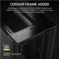 Corsair FRAME 4000D Mid-Tower Black: Caja Semitorre E-ATX