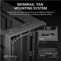 Corsair FRAME 4000D Mid-Tower Black: Caja Semitorre E-ATX