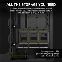 Corsair 5000T Mid-Tower Black: Caja Semitorre E-ATX