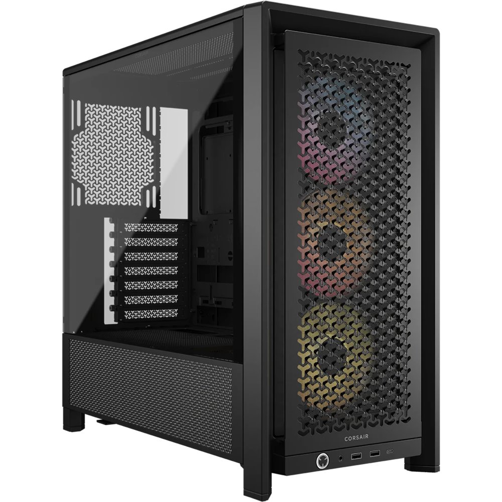 Corsair FRAME 4000D RS ARGB Mid-Tower Black: Caja Semitorre E-ATX