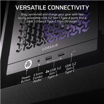 Corsair FRAME 4000D RS ARGB Mid-Tower Black: Caja Semitorre E-ATX