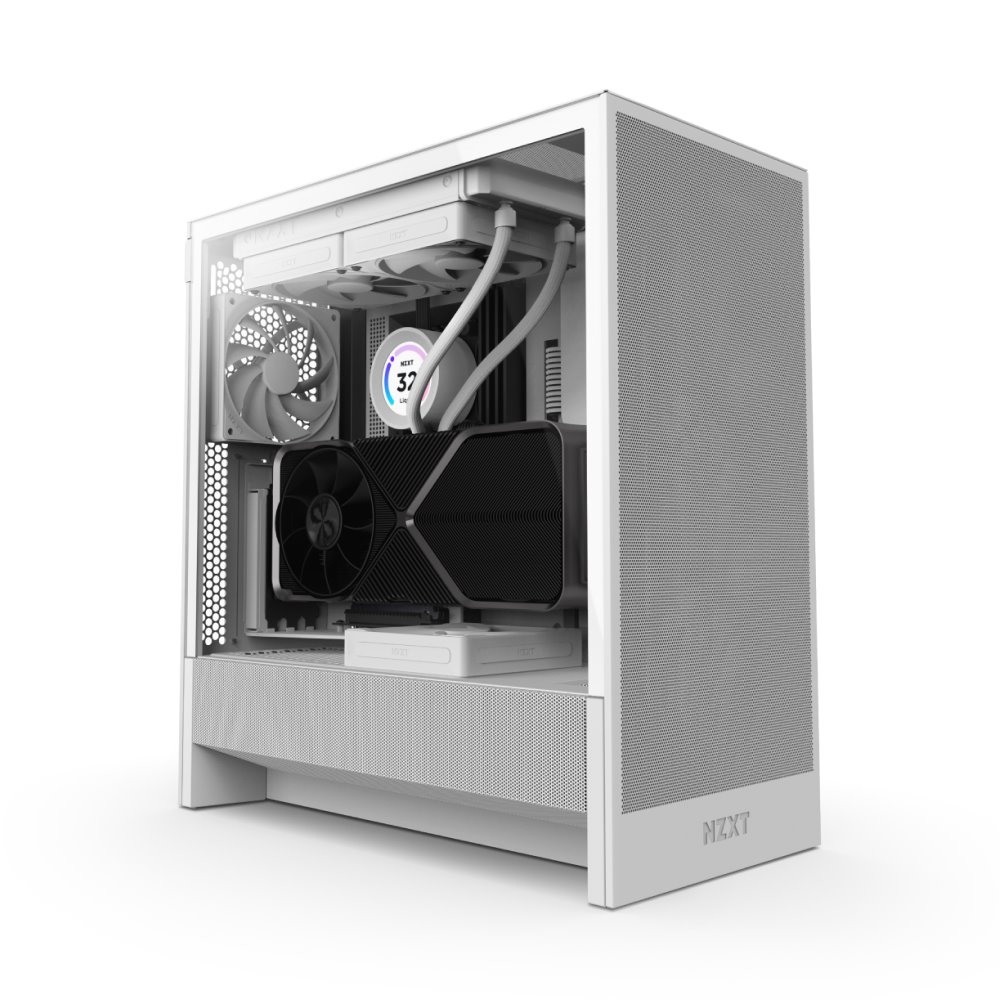 NZXT H5 Flow Blanca Caja Semitorre E-ATX