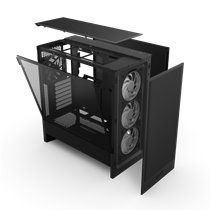 NZXT H5 Flow RGB Negra Caja Semitorre E-ATX