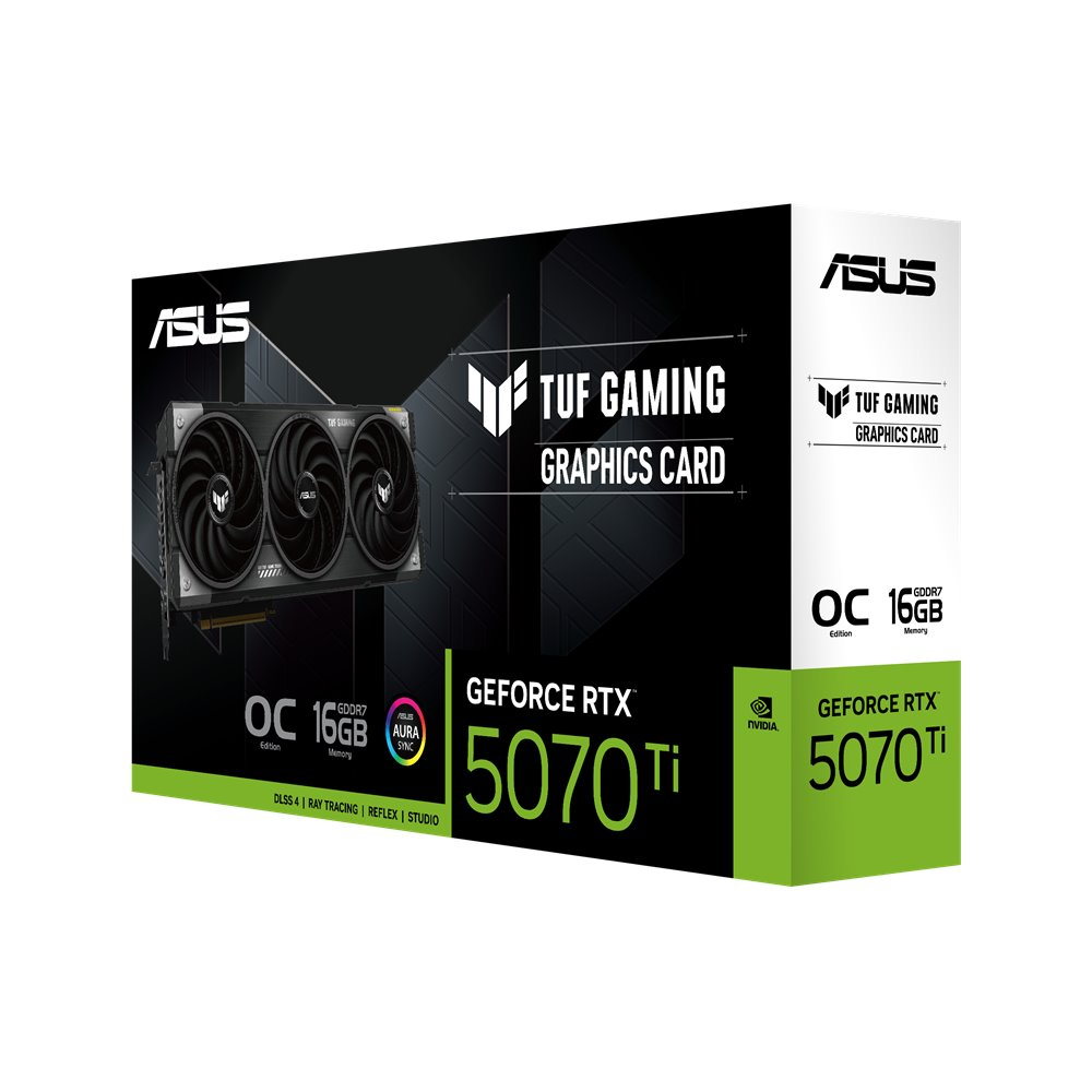 ASUS TUF Gaming GeForce RTX 5070 Ti OC 16GB GDDR7 ASUS TUF Gaming GeForce RTX 5070 Ti OC 16GB GDDR7
